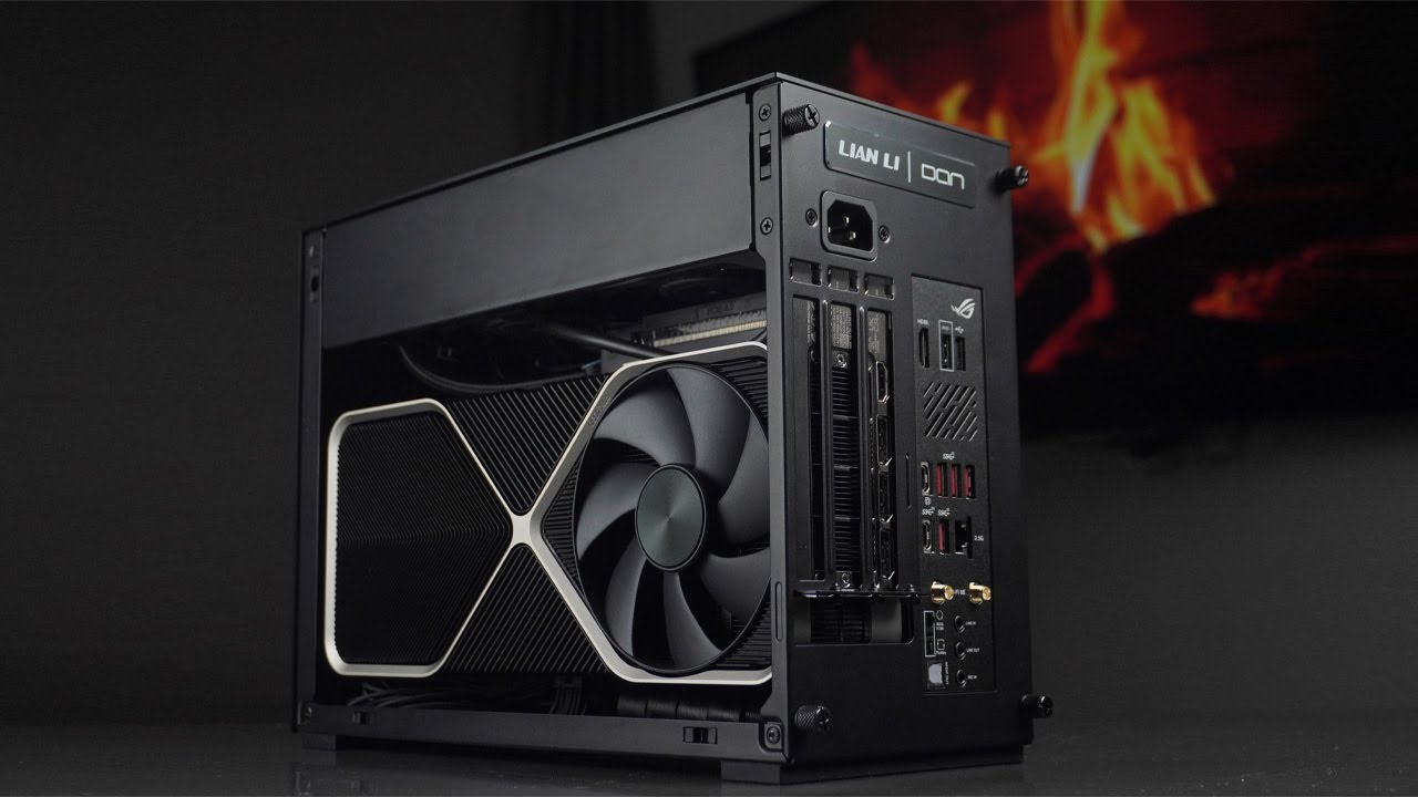 Size doesn&rsquo;t matter | LIAN LI A4-H2O Dan with 7800X3D and FE RTX4090 inside
