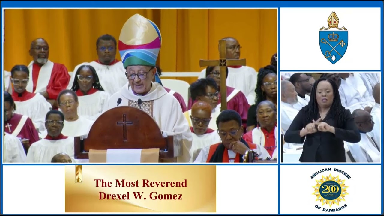 Archbishop Drexel Gomez at Diocese of Barbados Bicentennial
