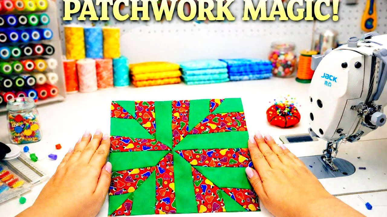 Yalda night patchwork / Quilting& fabric art🍉🧵