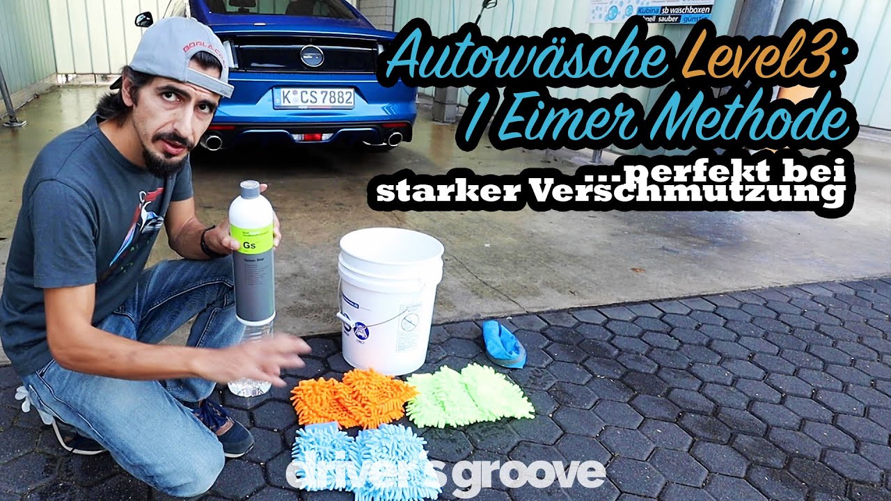 Autowäsche mit der 1-Eimer Methode - Autowäsche LEVEL 3
