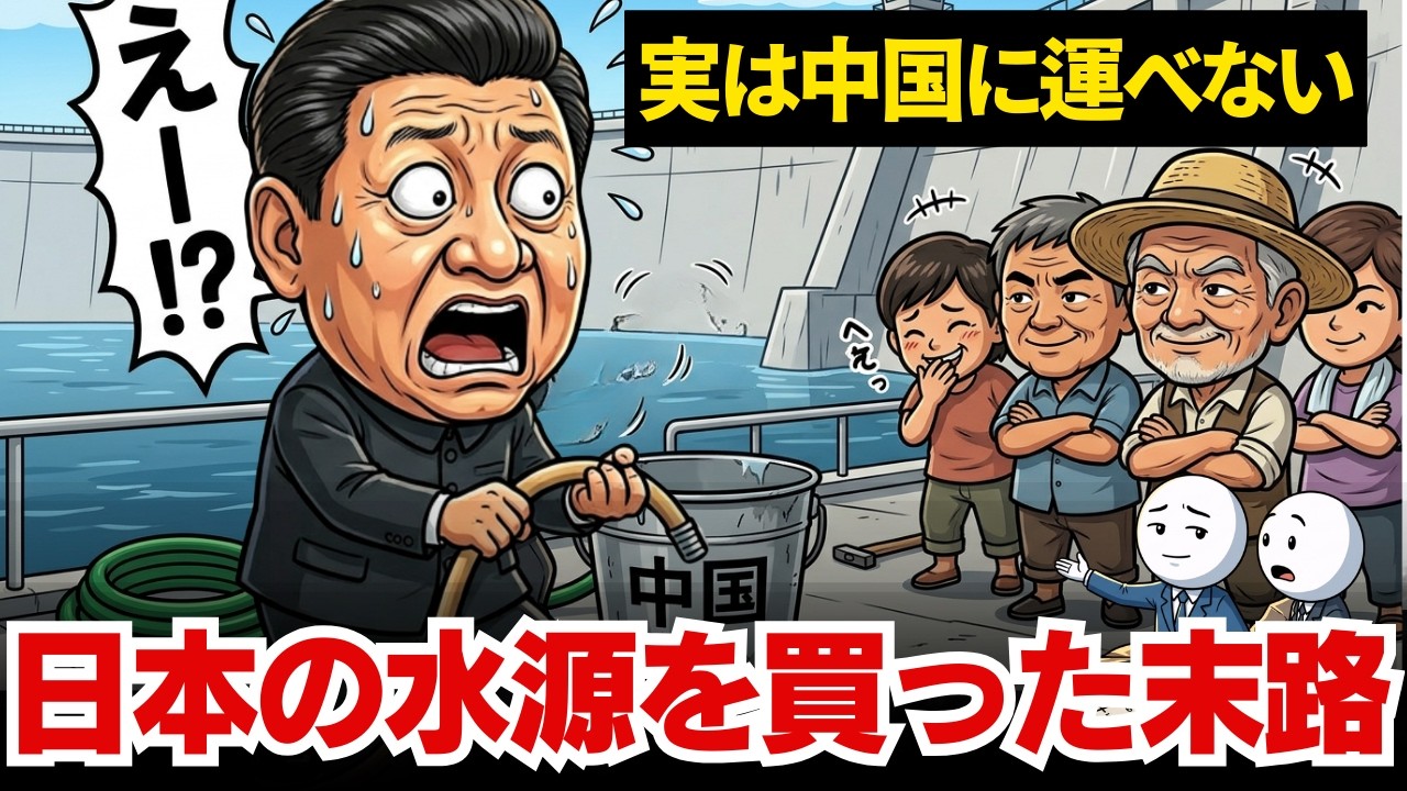 日本の水源を買い漁った中国の末路…史上最悪の干ばつでも「1滴も運べない」残酷な理由
