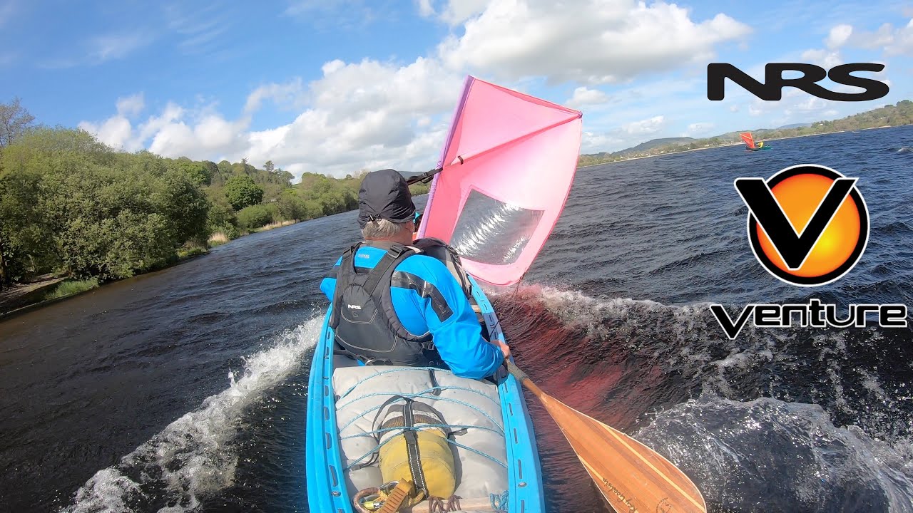 Canoeing in the wind:  Paddling and Sailing in very strong winds