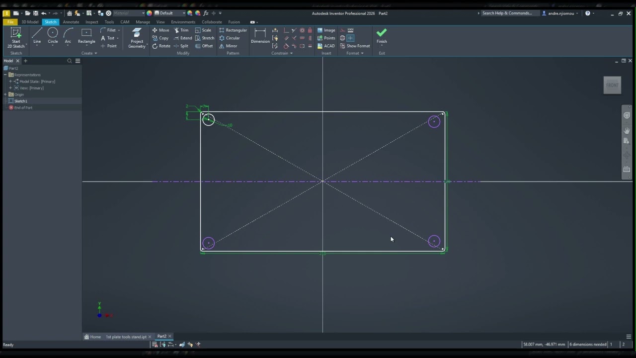 HOW TO DESIGN A TOOL STAND USING AUTODESK INVENTOR, ASSEMBLY PART 2