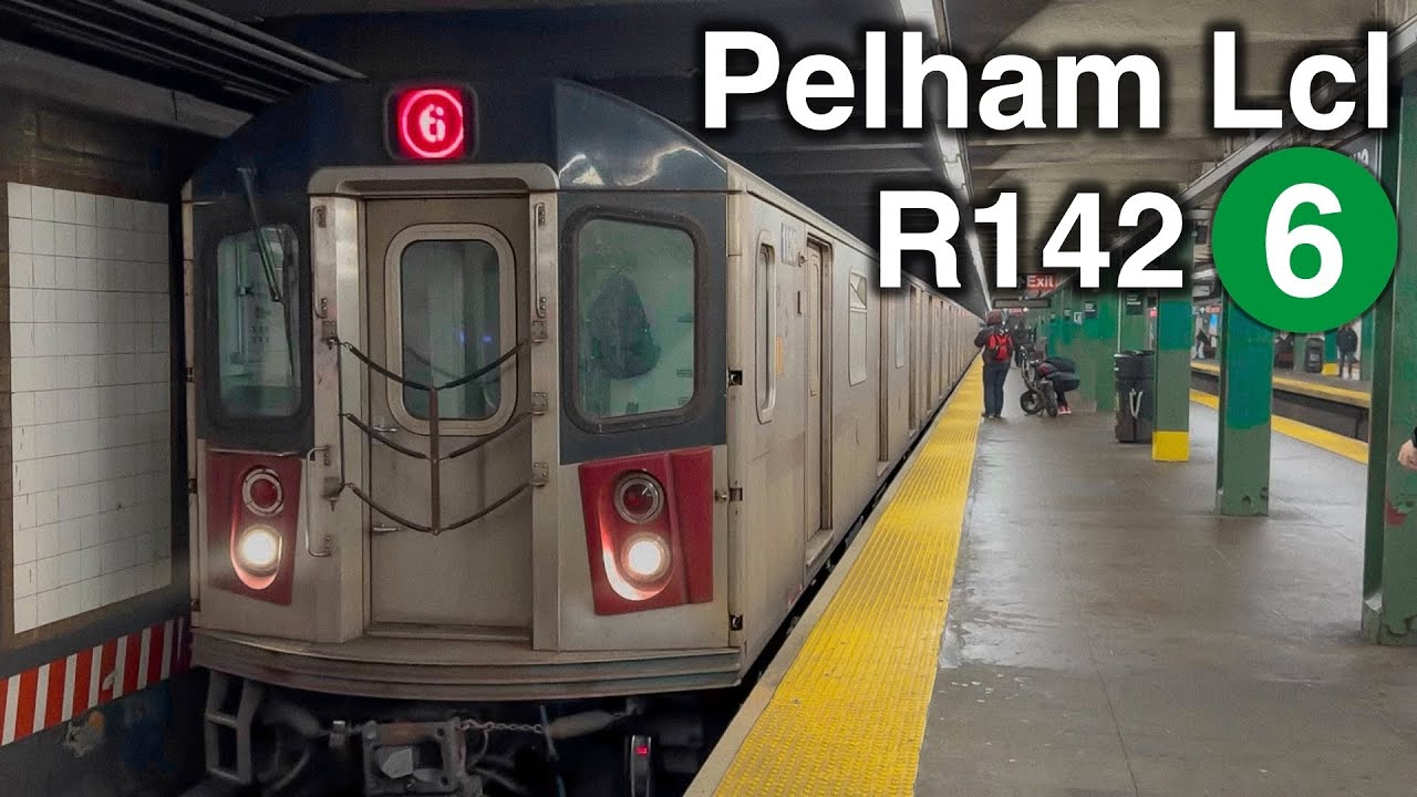 R142 6 Train to Pelham Bay Park Ride from Hunts Point Av to Castle Hill Av