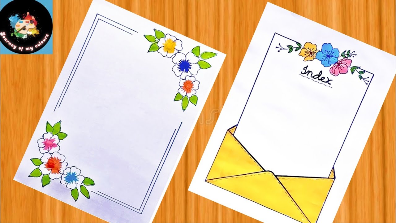 Beautiful Border Design for Projects || Assignment Front Page Design/ Project Work Design.