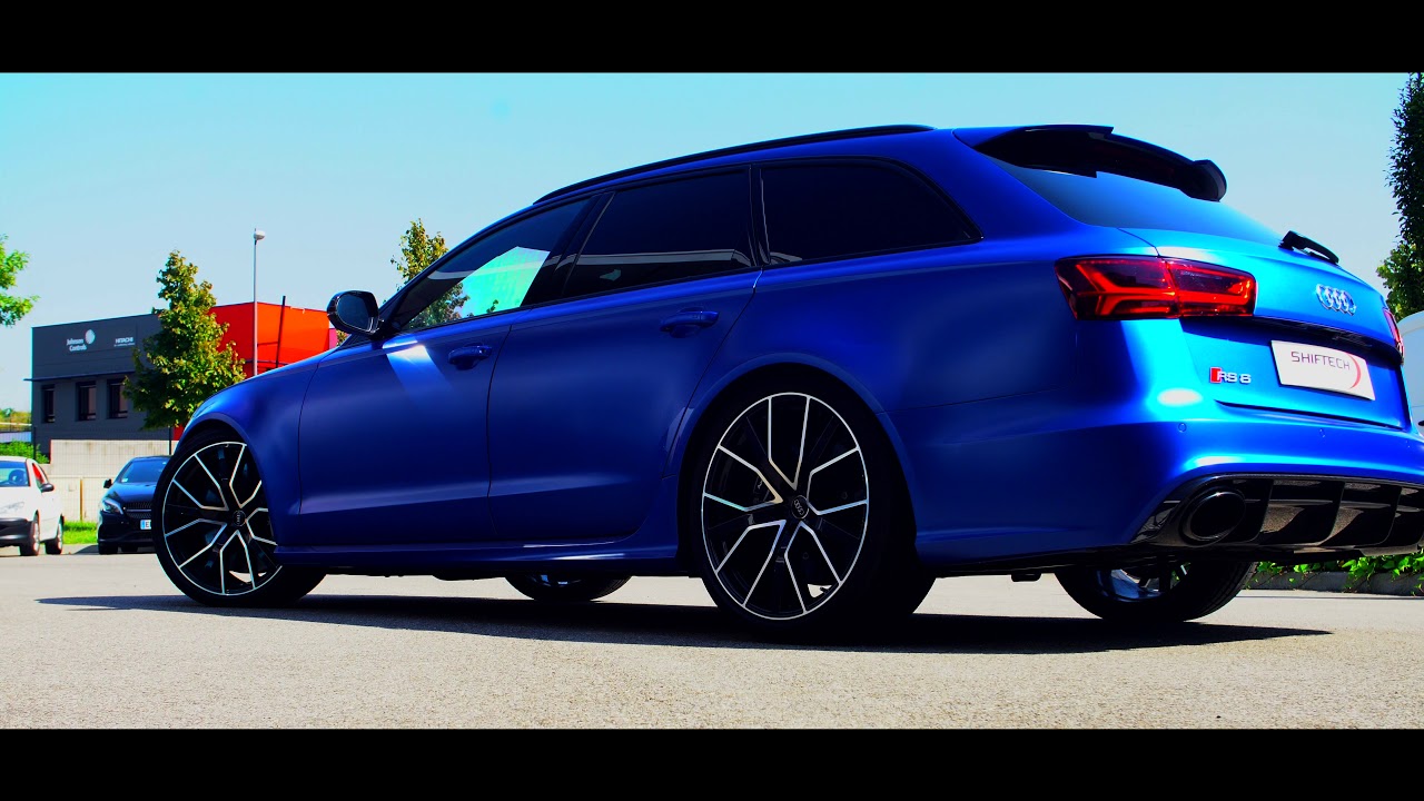 Audi RS6 Performance Stage 2 Bio&eacute;thanol de l'enfer /// 745Hp with Full Milltek exhaust !!!