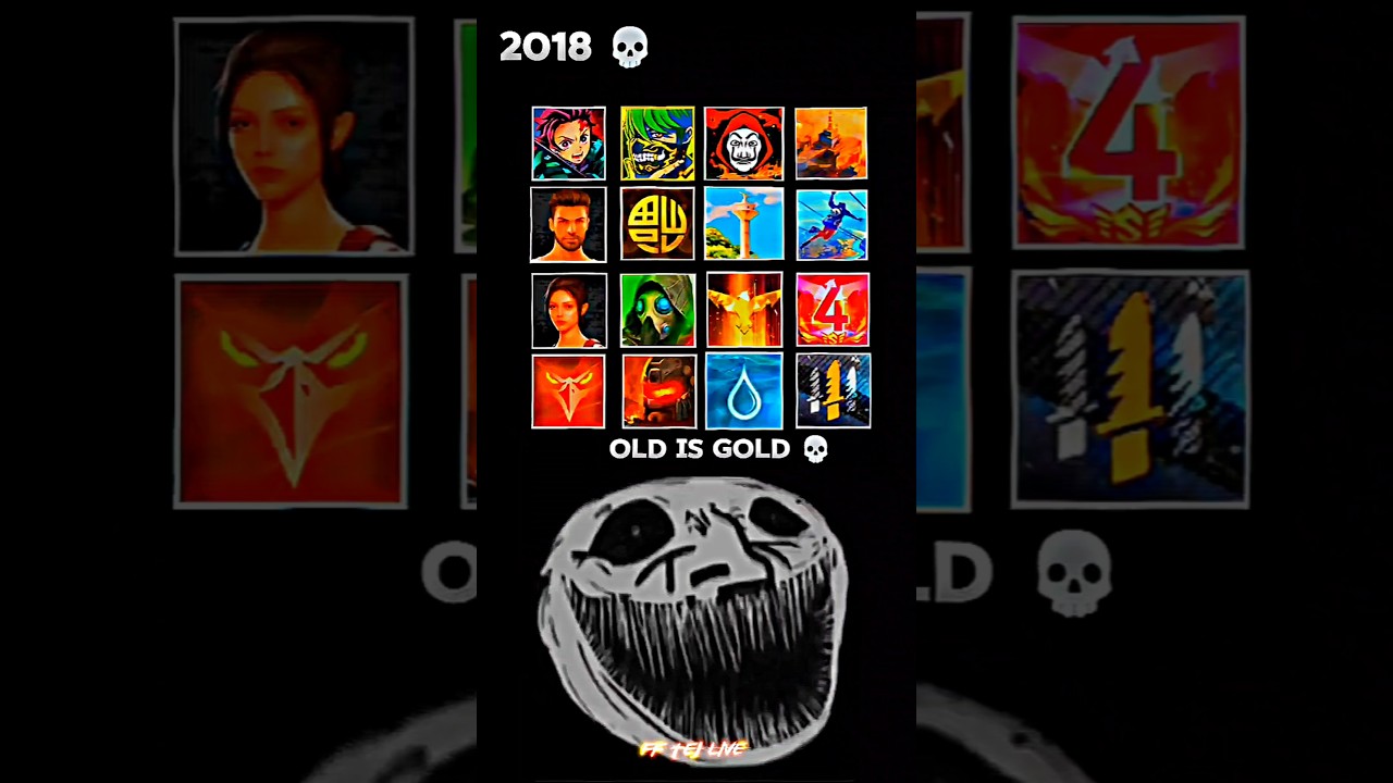 FREE FIRE NEW AVATAR 🤡 VS OLD AVATAR 💀 #fftejlive #ranjan gaming #tutorial #freefire #freefirevideo
