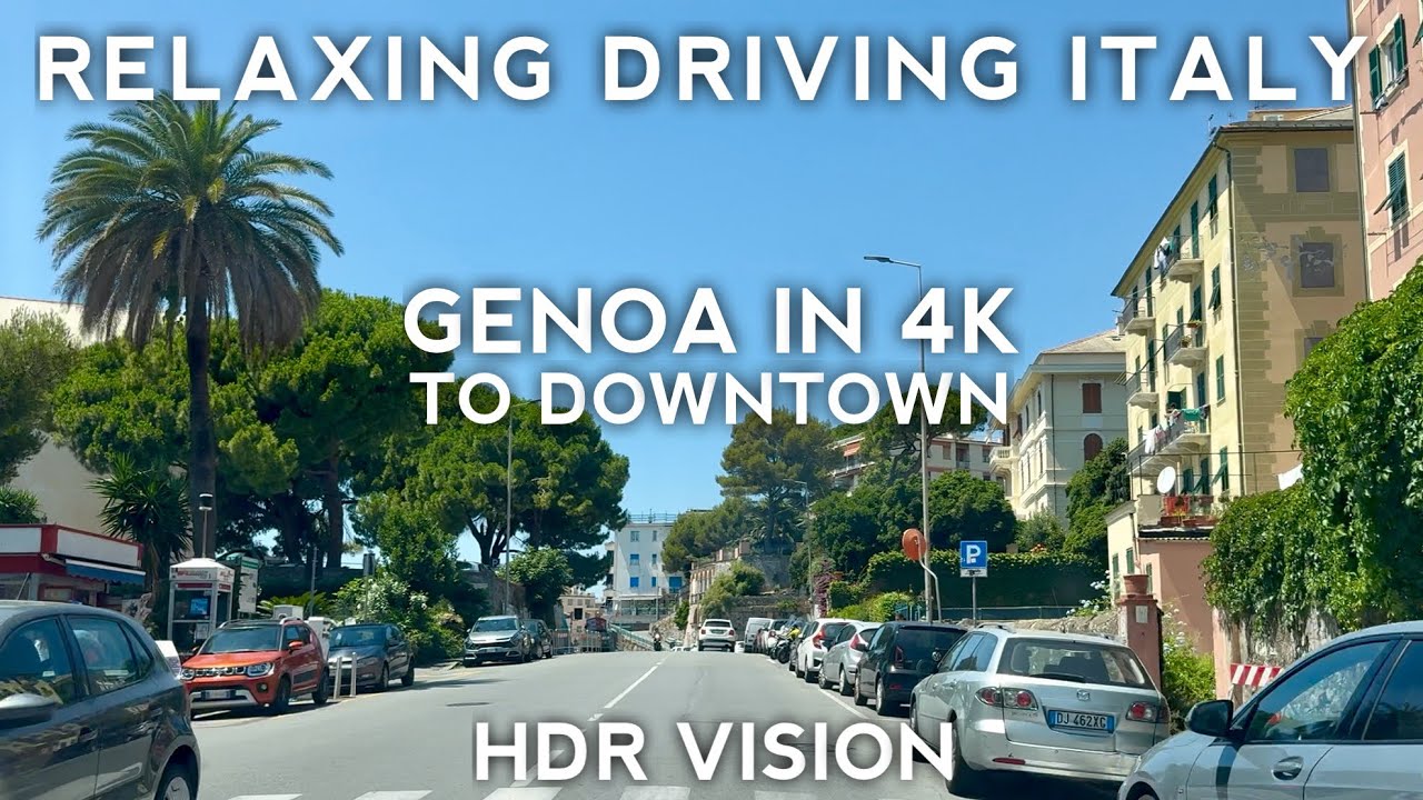 🔥 35°C Summer POV Drive Through Genoa | Coastal City Vibes You Must See! 🇮🇹