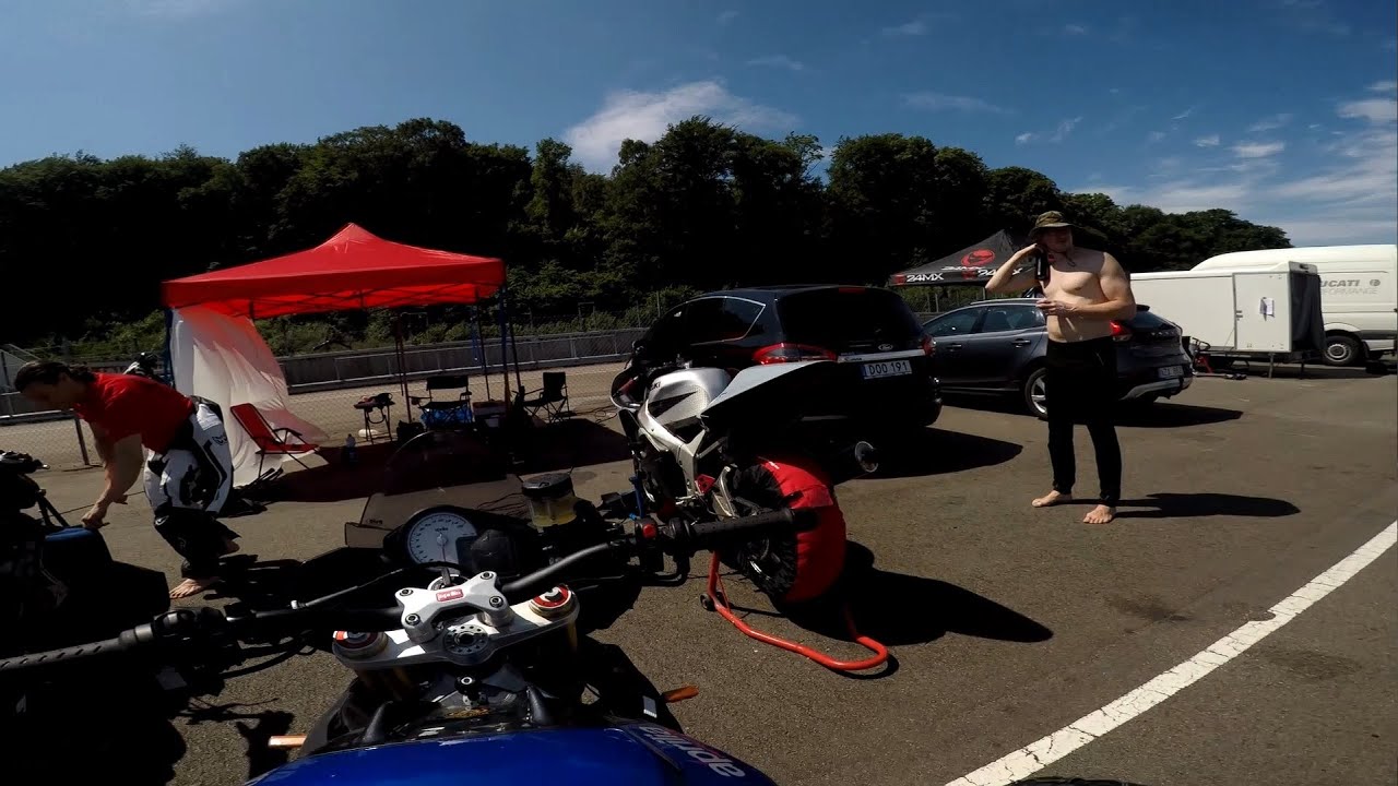 Knutstorp track...shaved man, GoPro ban and Davide's 3 sessions.