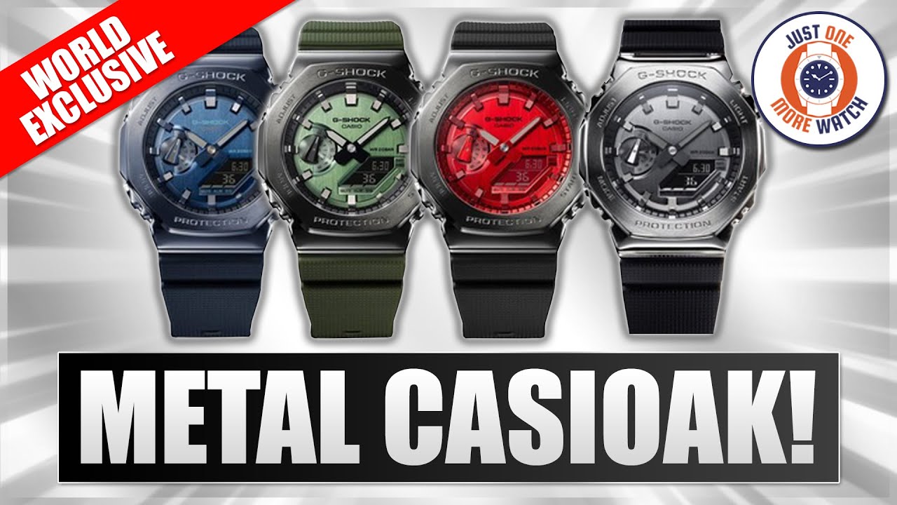 World Exclusive! The New Metal Casioak - All Four Colours