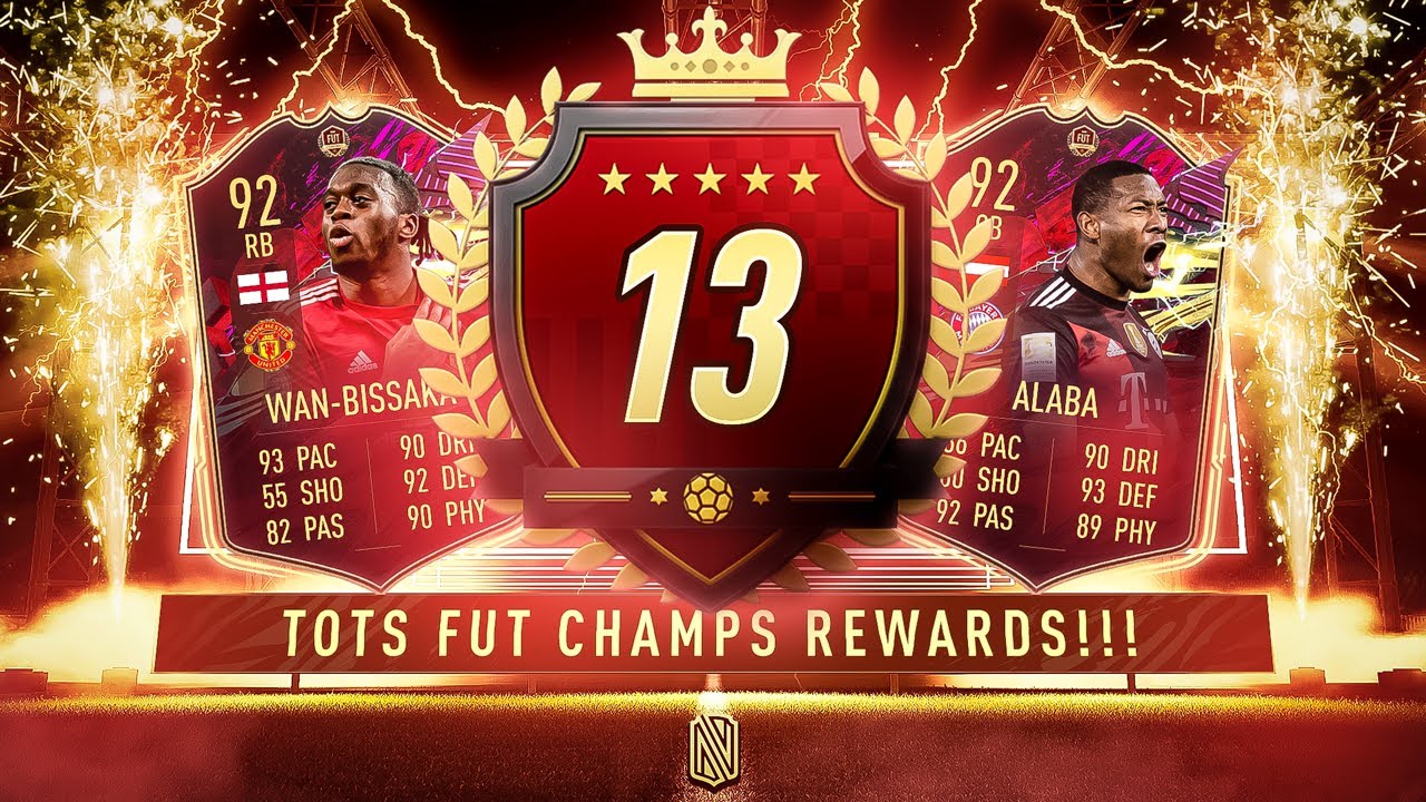 13TH IN THE WORLD!!! INSANE TOTS FUT CHAMPS REWARDS!! FIFA 21