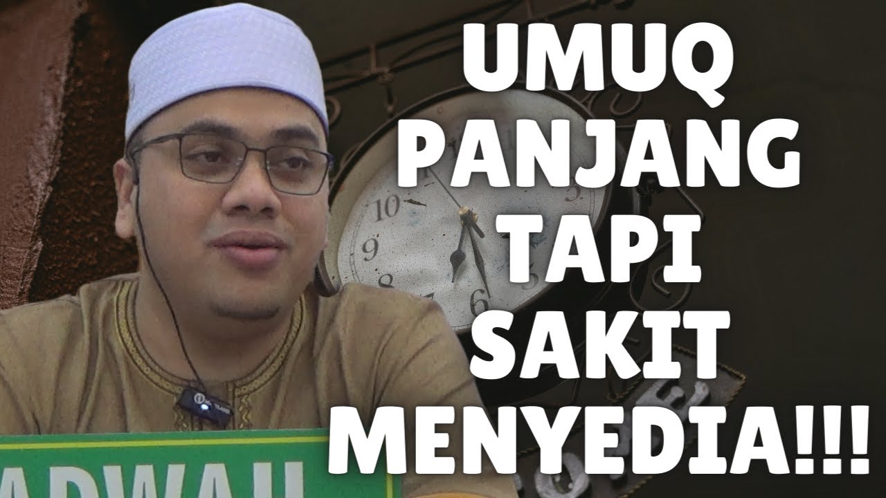 Ustaz Dato' Ahmad Husam l Susah Kat Dunia Sebab Tuhan Nak Bagi Senang Kat Akhirat!!!
