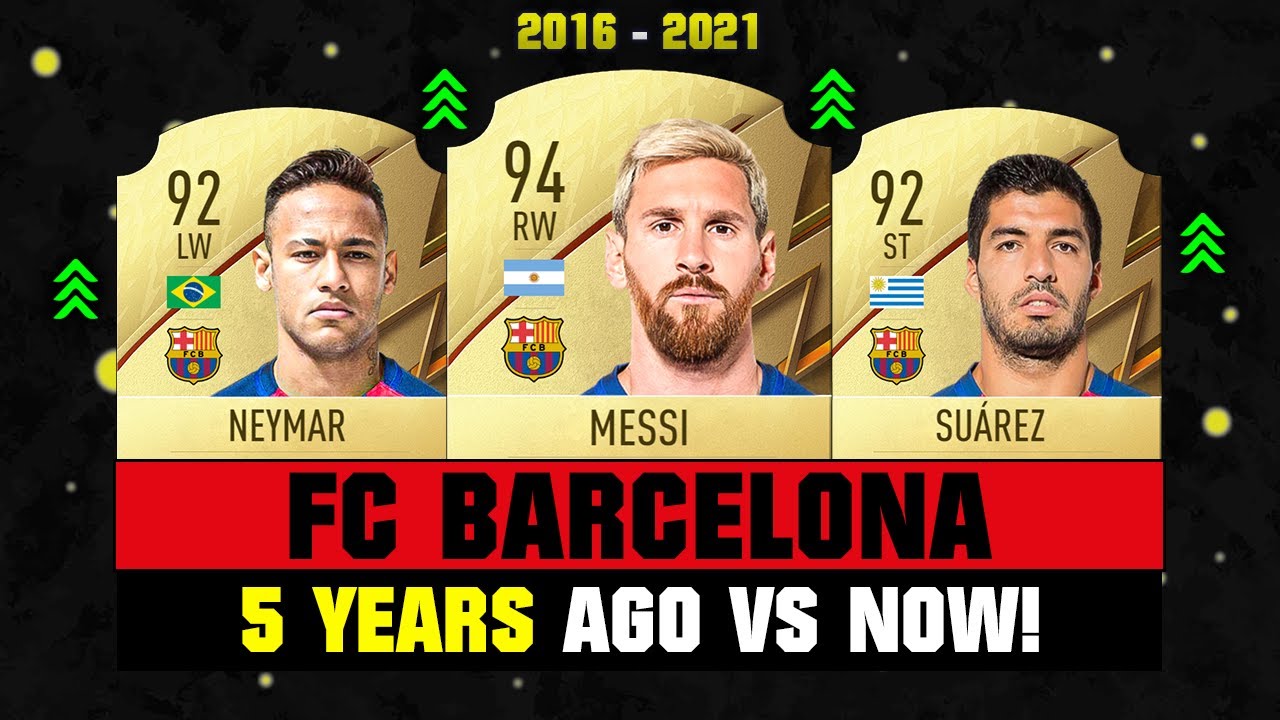 FC BARCELONA 5 YEARS AGO VS NOW! 😵😱 ft. Messi, Neymar, Suarez… etc