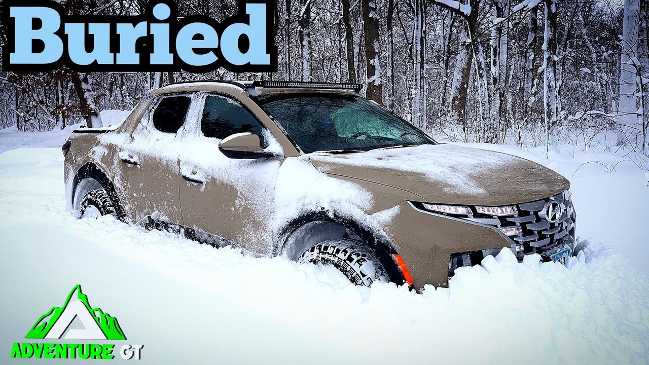 Stuck In A Blizzard,  Lifted Santa Cruz Vs Deep Snow