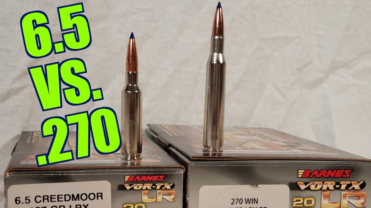 6.5 Creedmoor против .270 Winchester. Часть 1. Приключения Чука на природе. Barnes LRX.