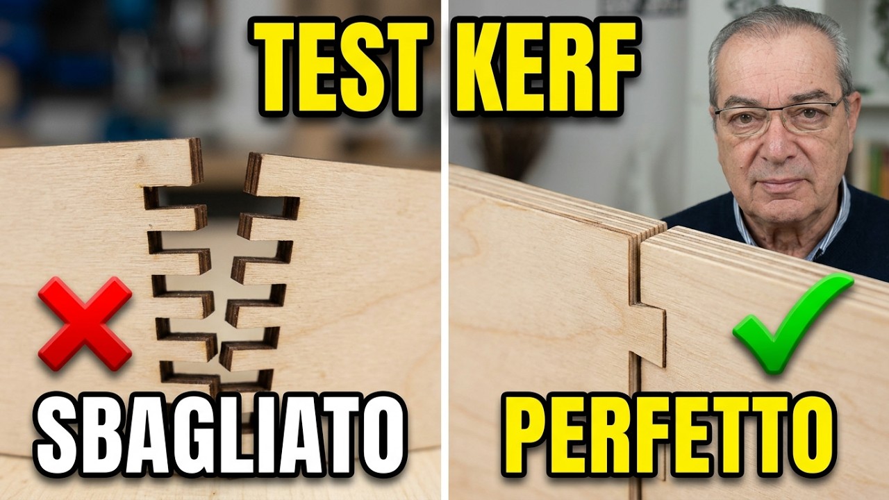 Incastri Lenti? Il NUOVO Test Ufficiale di LightBurn per il Kerf!