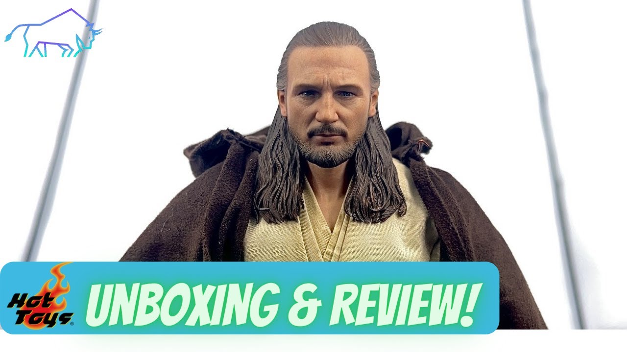 Hot Toys Qui Gon Jin Unboxing & Review In 8 Minutes Or Less!