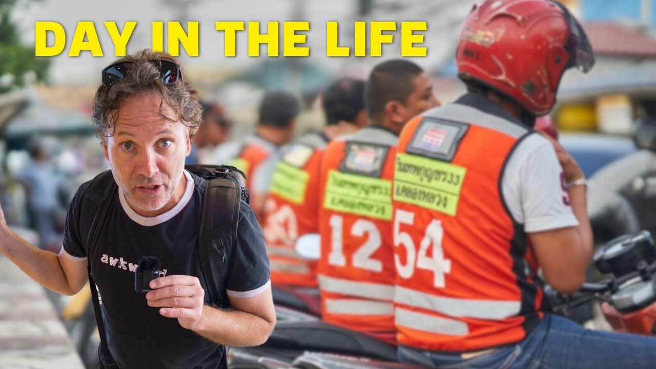 День из жизни водителя мототакси в Бангкоке