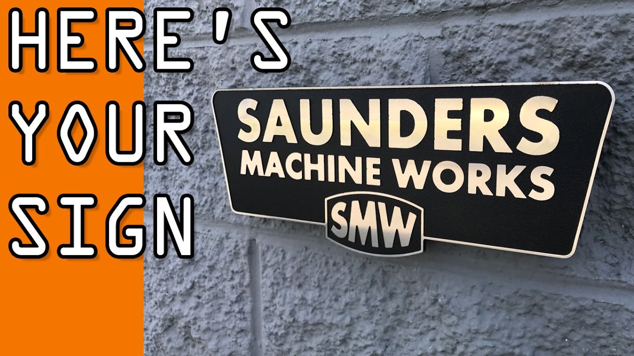 Powder Coated Sign!  WW136