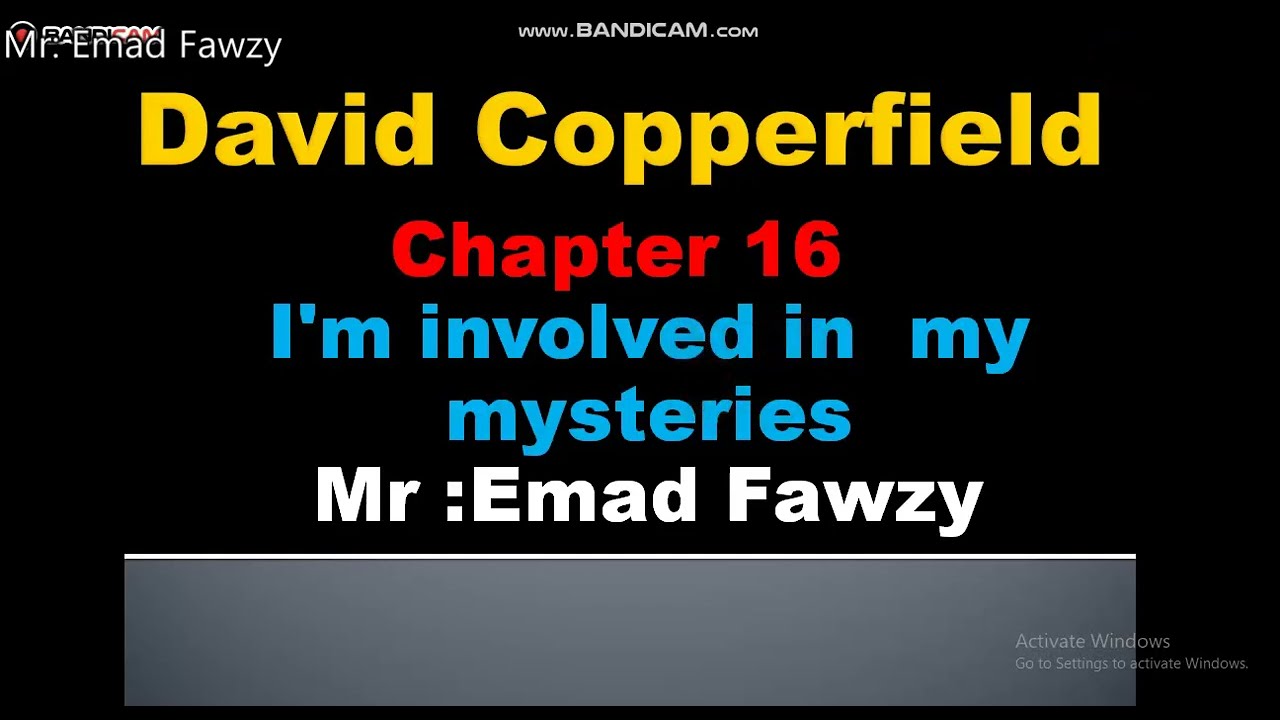 David Copperfield  Chapter 16