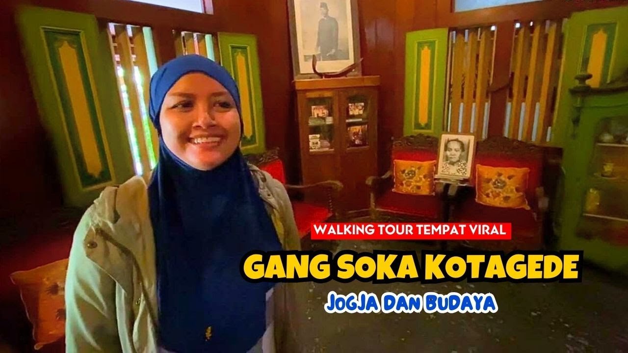 WALKING TOUR TEMPAT VIRAL DI YOGYAKARTA ‼️ GANG SOKA KOTAGEDE