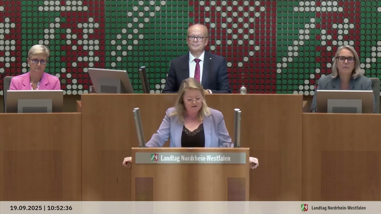 Rede zu geheimen Kita Plänen der Landesregierung in NRW vom 19. September 2025 - Plenartage NRW
