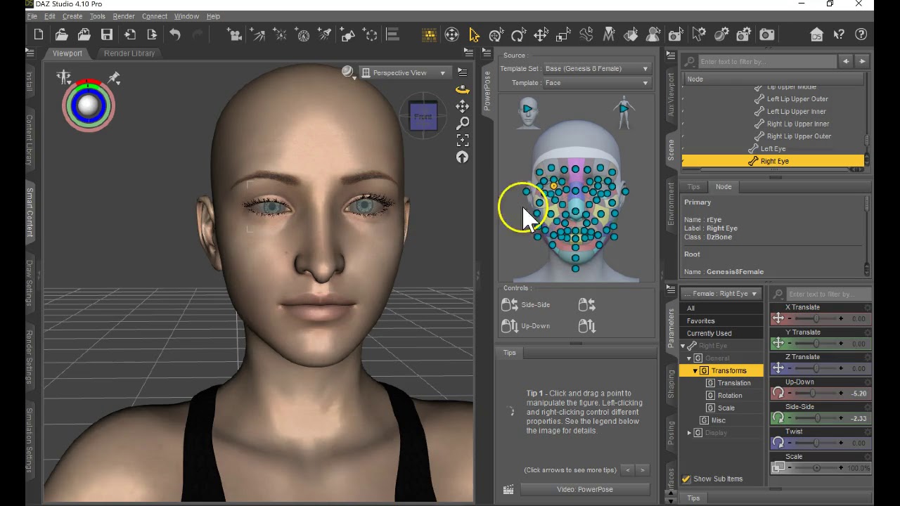 Daz 3D Posing, Pinning Poses, & Morphs