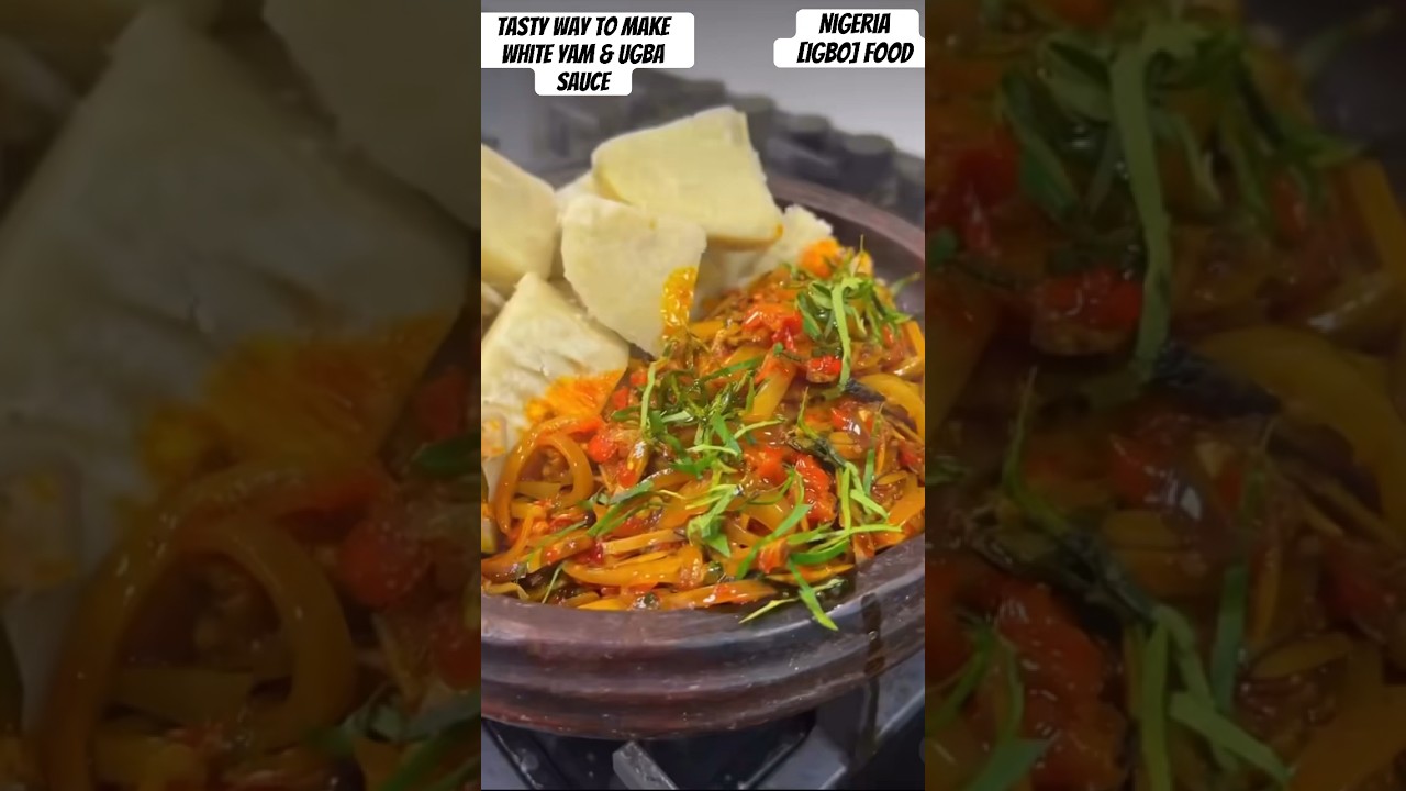 Tasty way to make White Yam & Ugba sauce: Lynddishes- 