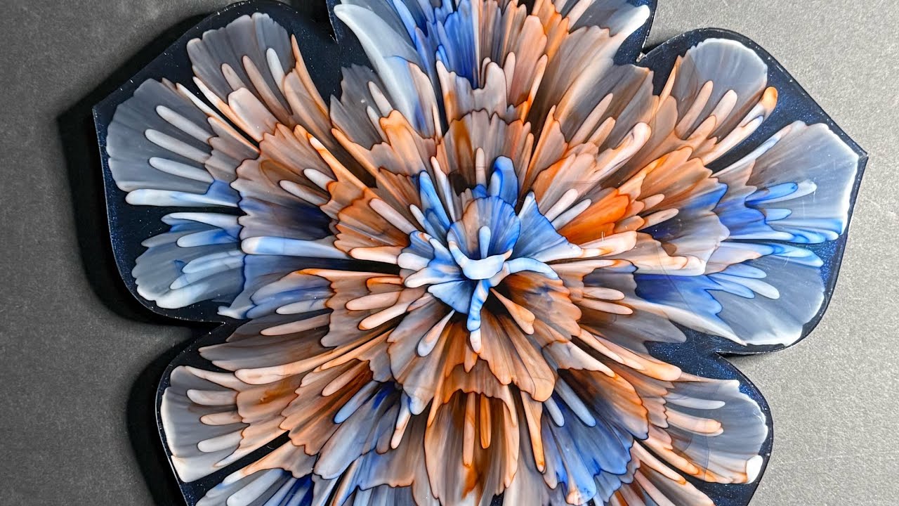 Amazing 3D Resin Bloom DIY ! #resin