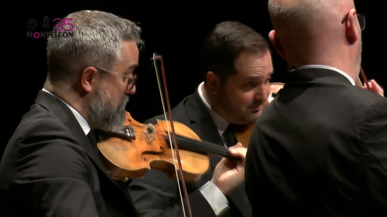 Cuarteto Quiroga. XIII FESTIVAL MONTELEÓN 2024. I. Allegro maestoso. L.v. Beethoven. Cuarteto op.132