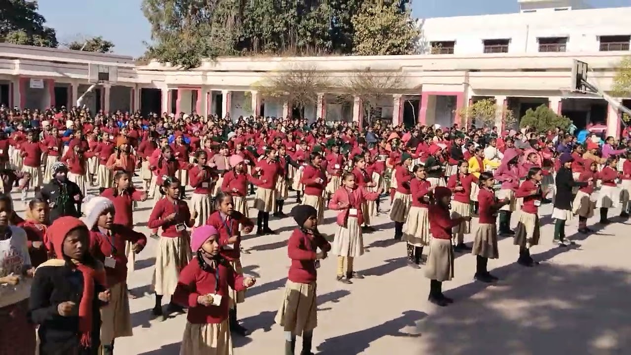 First Session of Training For the students of Government Girls Sr.Sec School, Railway Mandi, Hsp