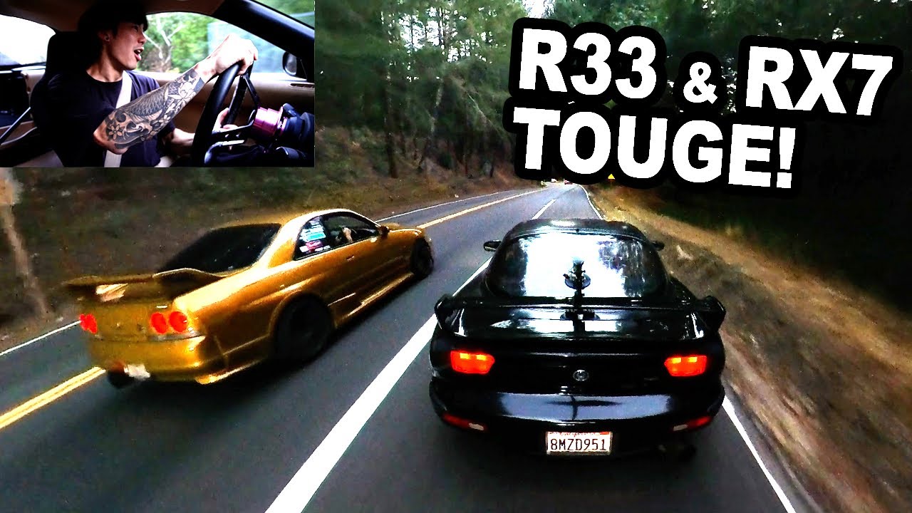 R33 GTR Smokes My RX7... | Broke My Transmission