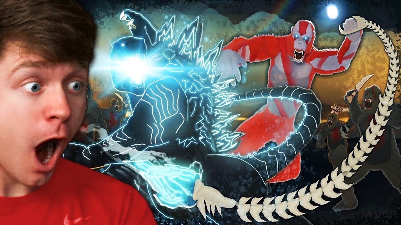 Reacting to ANCIENT TITAN WAR! (Monsterverse)
