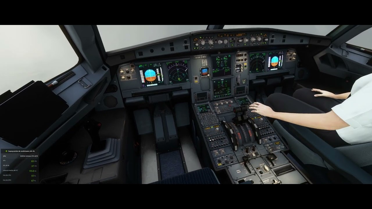 LANDING FS2CREW FBW A32NX PROJECT TOBII EYE TRACKER LEMD