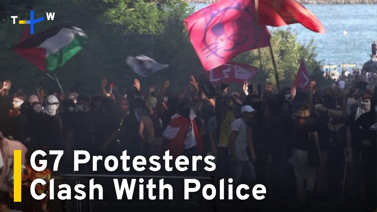Protesters Clash With Police in Geneva Ahead of G7 Summit｜TaiwanPlus News