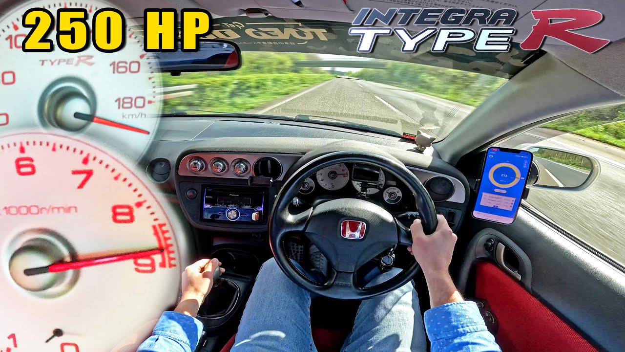HONDA INTEGRA TYPE R DC5 VTEC | TOP SPEED on GERMAN AUTOBAHN