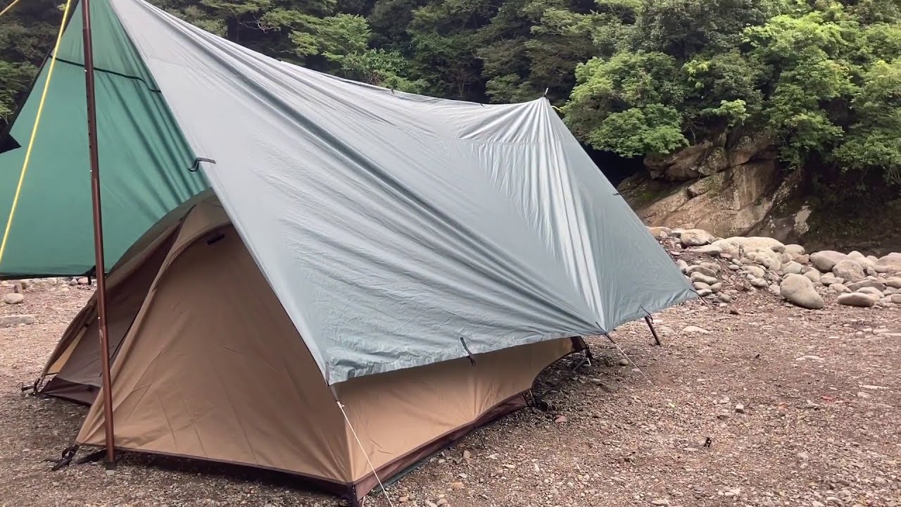 #2 野呂ロッジキャンプ場にてソロキャンプ！　〜ステイシーST-Ⅱ初張り編〜