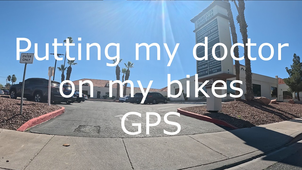Putting my doctor on my bikes GPS