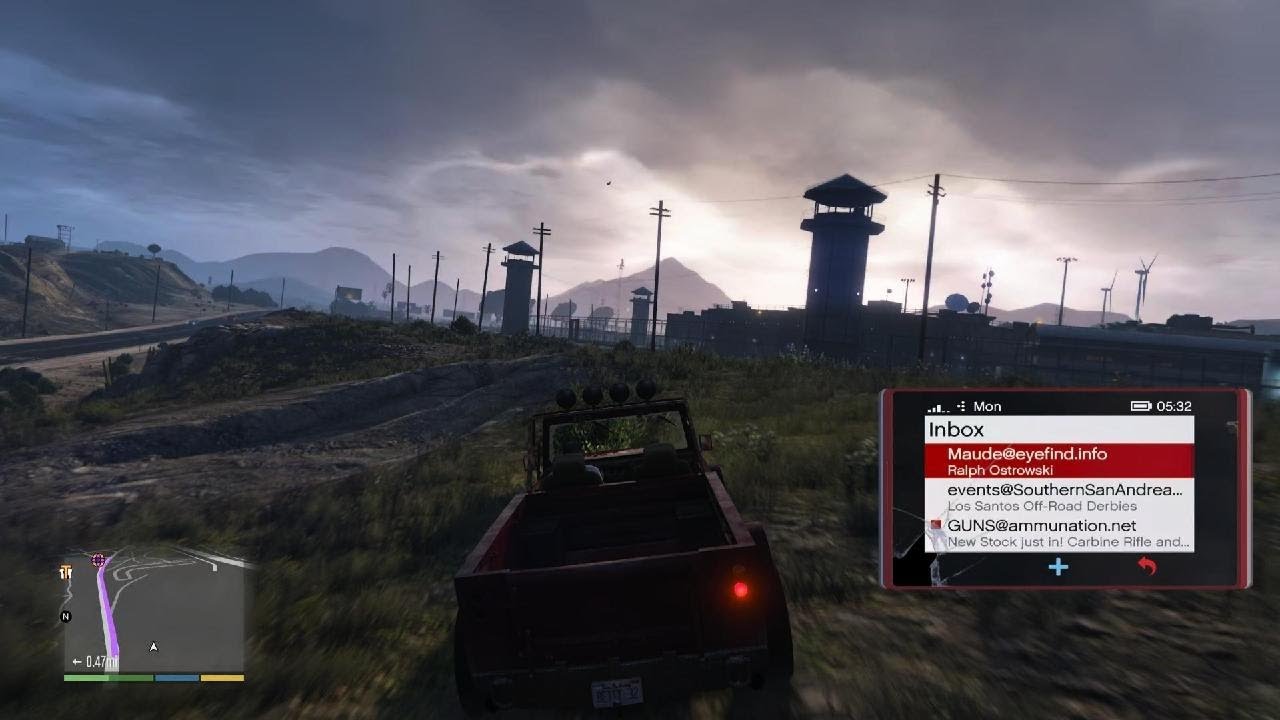 Playing Grand Theft Auto.