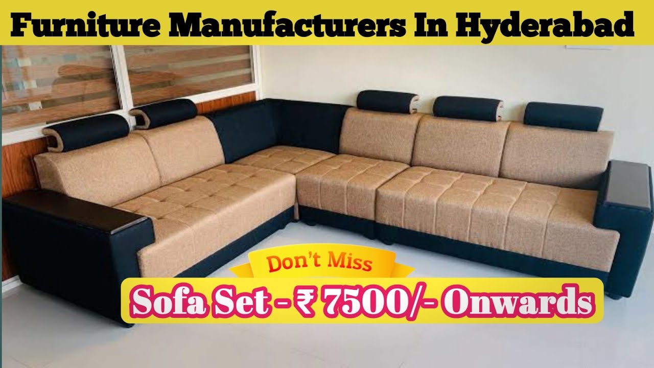 Furniture Shop In Hyderabad || Sofa Set - ₹7500/- || Cot - ₹11500/- || Wholesale Furniture Shop