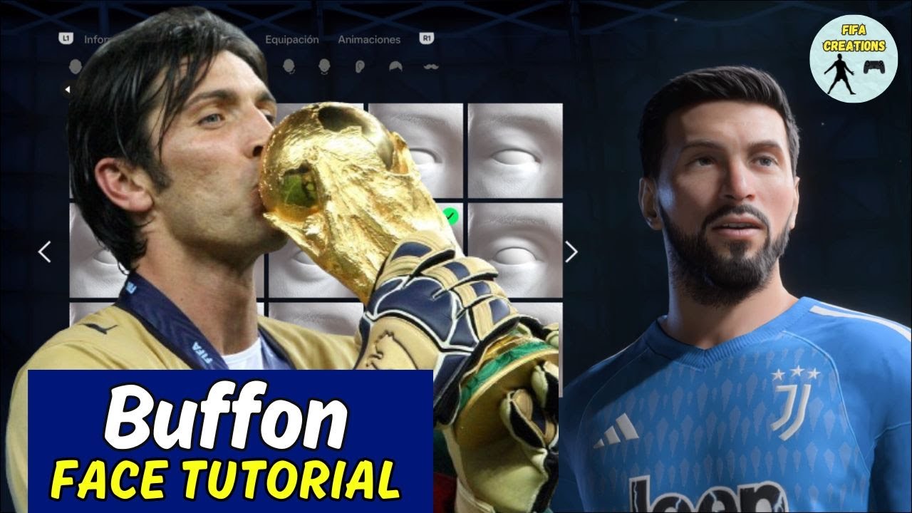 Cómo crear a BUFFON en FC 24 - FACE TUTORIAL