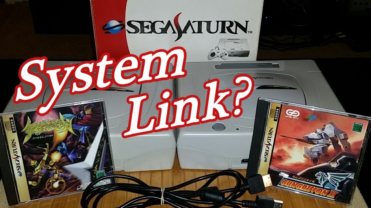 Sega Saturn System Link Cable!
