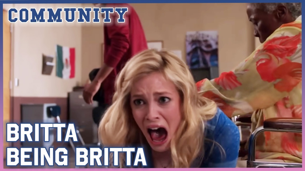 Britta trying her very best | Community