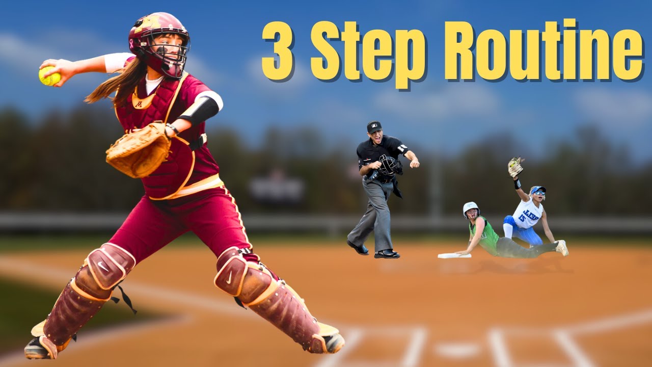 BEST Throwing Routine for Softball Catchers