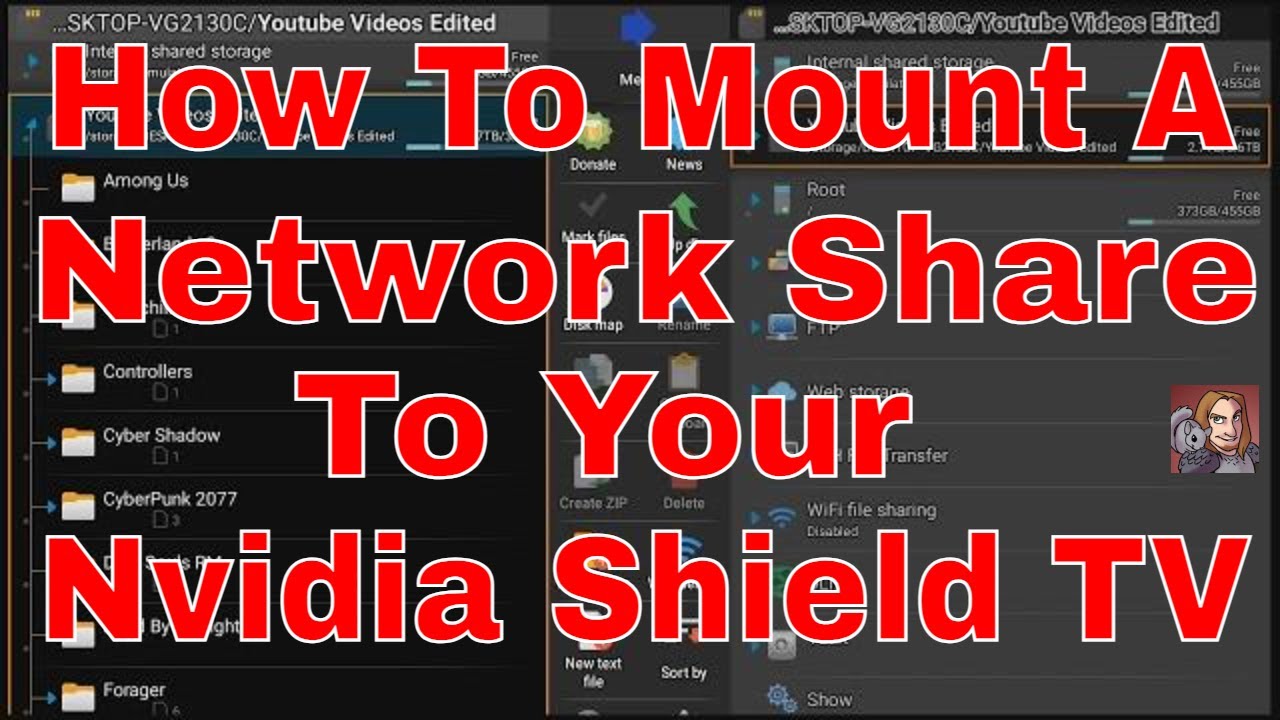 How To Mount Network Storage To Nvidia Shield TV/TV Pro 2015, 2017, & 2019 Versions.