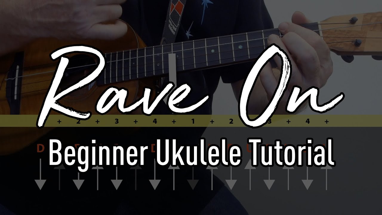 Rave On Buddy Holly // Beginner Ukulele Tutorial