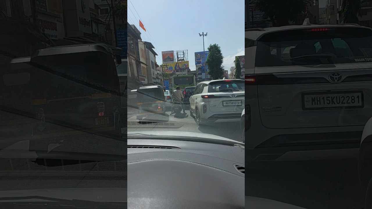 Nashik Heavy Traffic Problem 😨#nashik #nashiknews #nashikkar
