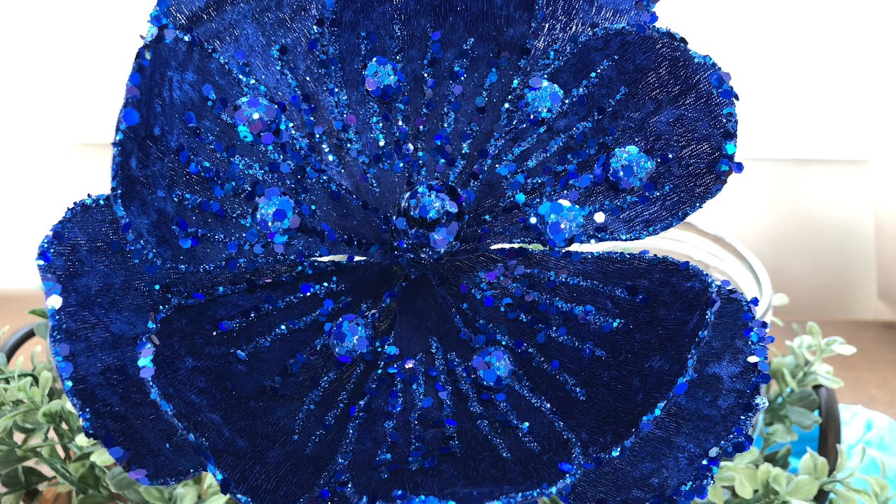 Cómo hacer una Magnolia de fantasía en tela de terciopelo