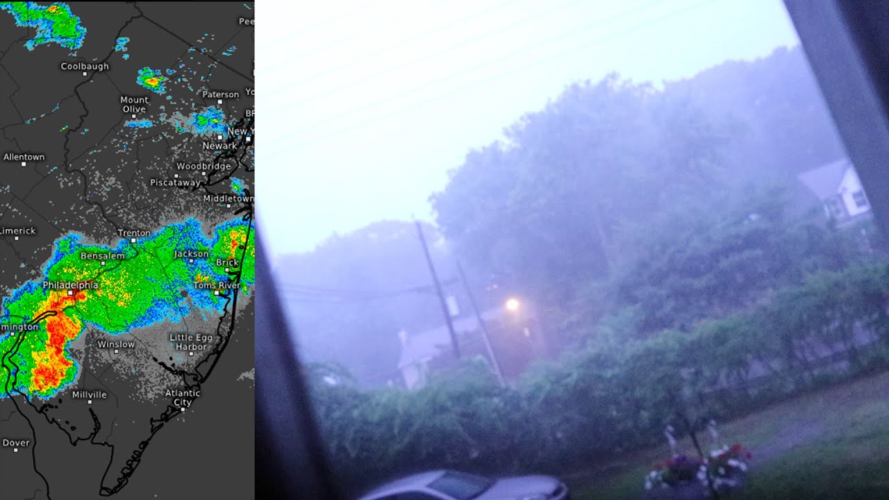 SEVERE THUNDERSTORM IN NEW JERSEY! (7/2/19)