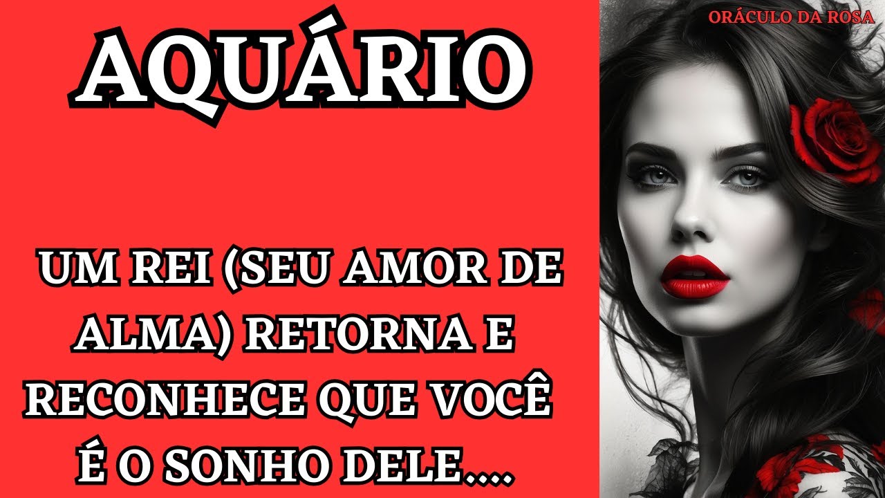 Aquário - Um Rei (seu amor de alma) retorna Reconhece que você é o sonho dele....